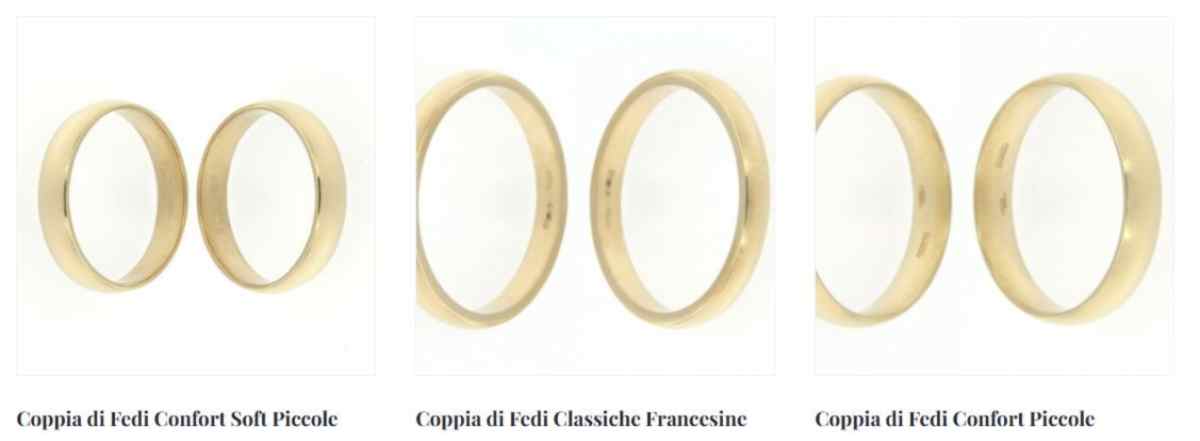 Fedi nuziali classiche